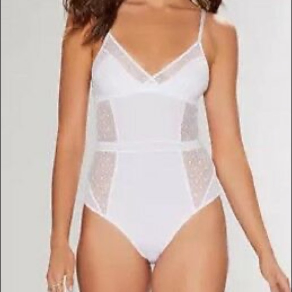 Anthropologie Elle Macpherson Body Edge Bodysuit